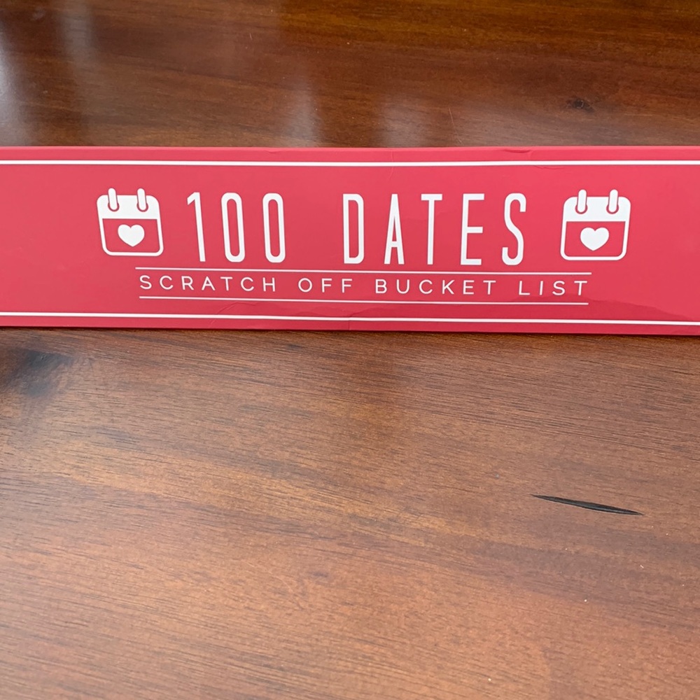 100 Dates Scratch Off Bucket List